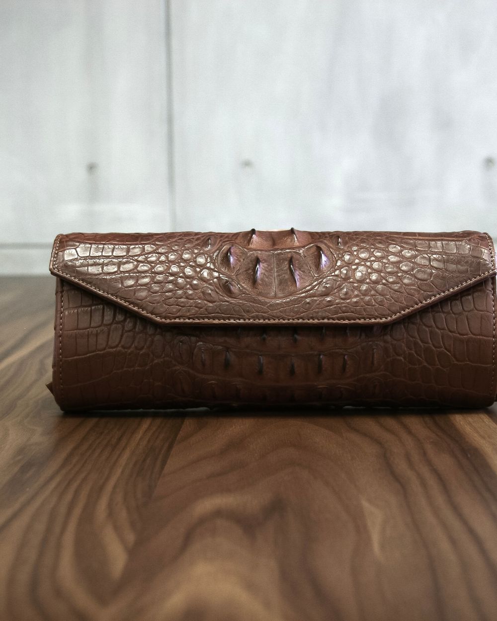 Dior Cannage Evening Clutch — Champagne Satin